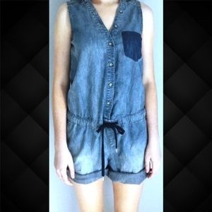 DKNY Denim romper super cute
